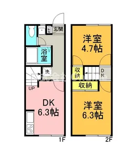 レオパレス母木の間取り