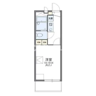 レオパレスラピート【3階】の間取り