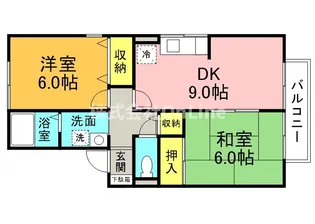RIHITO八尾A棟【2階】の間取り