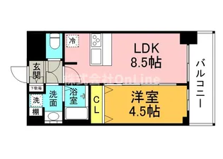 プレサンス高津公園ディオ【11階】の間取り