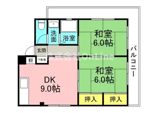 マンション雅【5階】の間取り