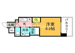 レオンヴァリエ長堀通【9階】の間取り
