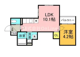 GoodLife小阪本町【1階】の間取り