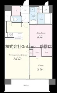 クレリア新深江【7階】の間取り