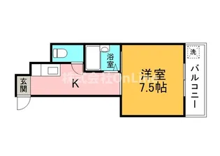 メゾンドール幸【2階】の間取り