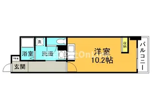 ロネスタ新深江【7階】の間取り