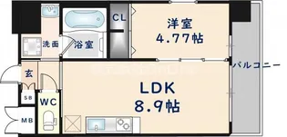 プレジオ布施ASIAN【10階】の間取り