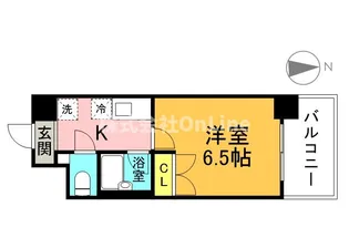 アーバンシティ上本町【9階】の間取り