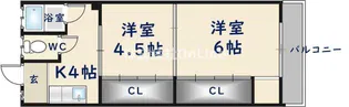 山野マンション【3階】の間取り