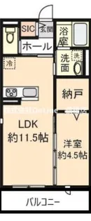 クレールメゾン城東【1階】の間取り