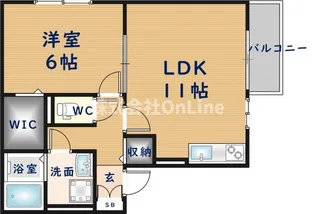 ソレーユ植松【2階】の間取り