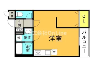 La Cachette TAKAIDA【2階】の間取り