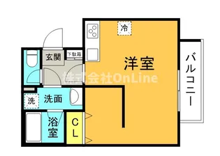 La Cachette TAKAIDA【2階】の間取り