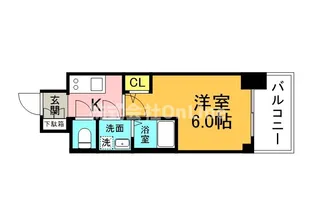 エスリードレジデンス大阪天王寺【10階】の間取り
