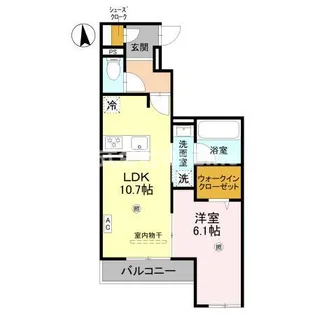 WEALTH JOTOⅡ【1階】の間取り