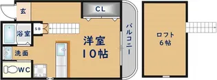 ハイムアーネンエルベ【3階】の間取り