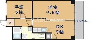プリンストン布施【6階】の間取り