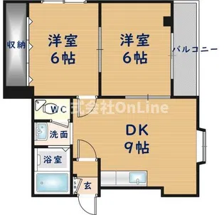 マイプラザ田島【1階】の間取り