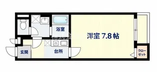 プリモス八戸ノ里【1階】の間取り