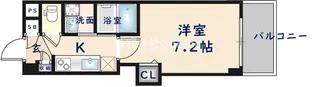 リバーライズ東小橋Ⅱ【3階】の間取り