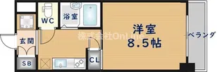 ロータリーマンション長田東【4階】の間取り