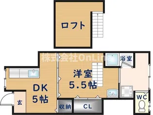 パル末広【2階】の間取り
