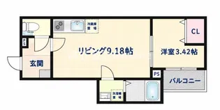 F+style八尾西山本町1号館【1階】の間取り