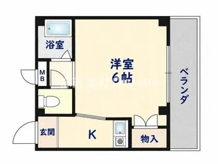 アドバンス布施【4階】の間取り