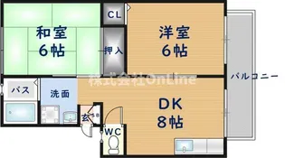 サンビレッジ森彦D棟【2階】の間取り