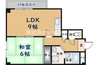 Growth Pacific 長田【2階】の間取り