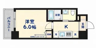 キャンパスヴィレッジ大阪近大前Ⅱ【2階】の間取り
