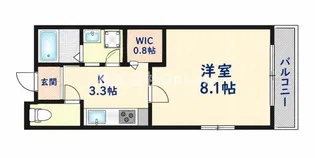 チリワクハウス【1階】の間取り