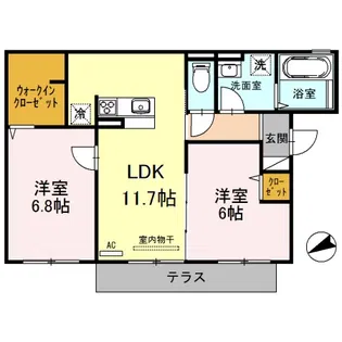 ポラリス【1階】の間取り