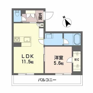 Comodo.TT【0302号室】の間取り