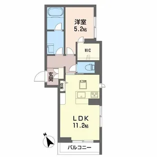 Comodo.TT【0103号室】の間取り