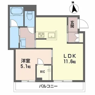 リベル松縄【0205号室】の間取り