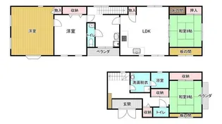 香川県高松市今里町1丁目【一戸建】の間取り