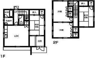 香川県高松市木太町【一戸建】の間取り