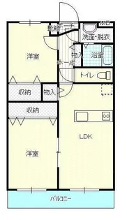 サンライズS【0302号室】の間取り