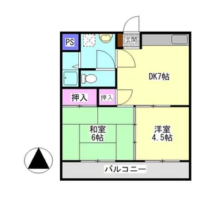 ロゼ松縄【0502号室】の間取り