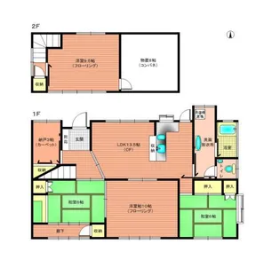 香川県高松市松縄町【一戸建】の間取り