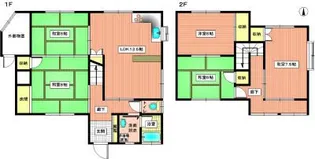 香川県高松市出作町【一戸建】の間取り