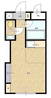 1Rの間取り画像