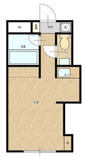 1Rの間取り画像