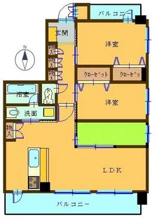 アルファライフ中央通り【0805号室】の間取り