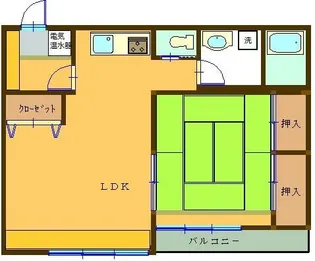 ルミエール紅葉台【0205号室】の間取り