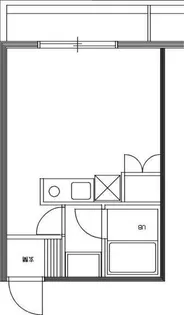 八本松ビル【0302号室】の間取り