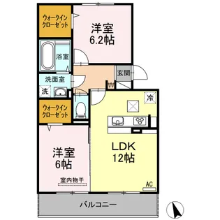 ラナ マラキ A棟【1階】の間取り