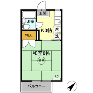 メゾン U【0105号室】の間取り