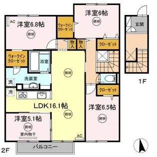 ポルト 太田【2階】の間取り